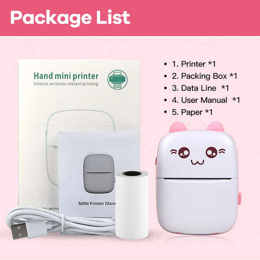 Mini Pocket Portable Wireless Printer