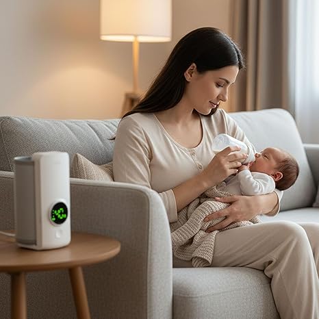 Portable Bottle Warmer, Travel-Friendly, Baby Milk Bottle Heating Rechargable